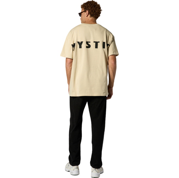 2026 Mystic Profile Tee 35105.240178 - Pale Khaki